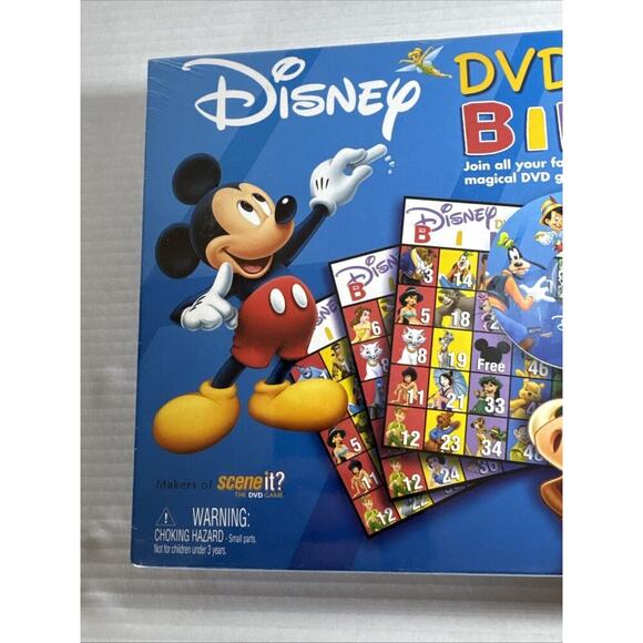 Disney DVD Bingo TV Game For Ages 4+ w/ Carrying Case - NEW SEALED Vintage 2005 - Picture 4 of 7